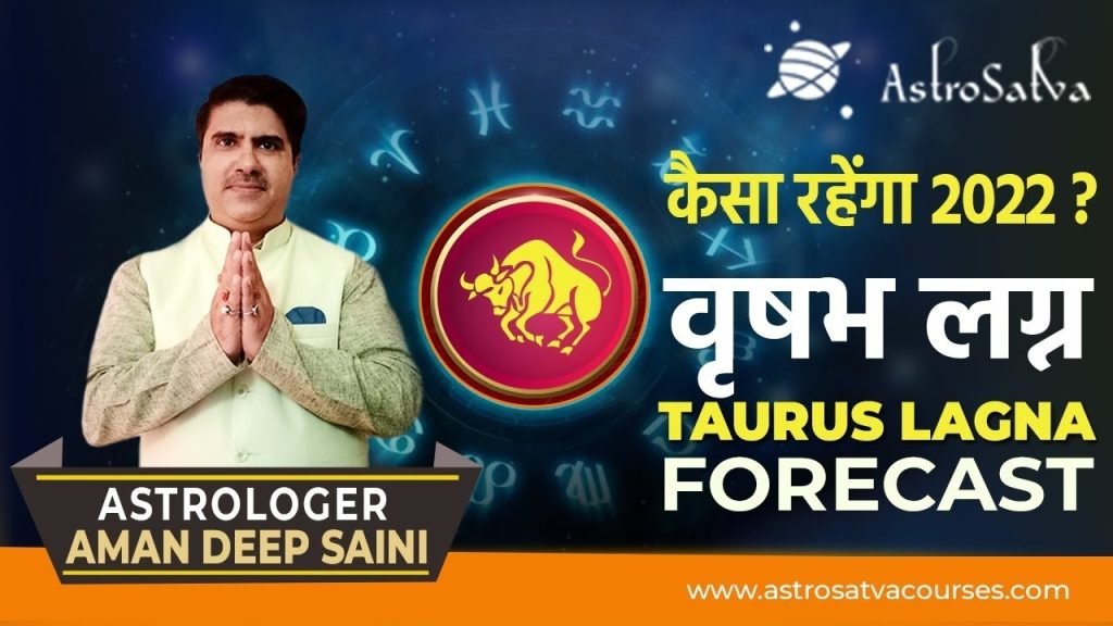 2022 FORECAST-Vrishabha Lagna (वृष लग्न), Taurus Ascendant