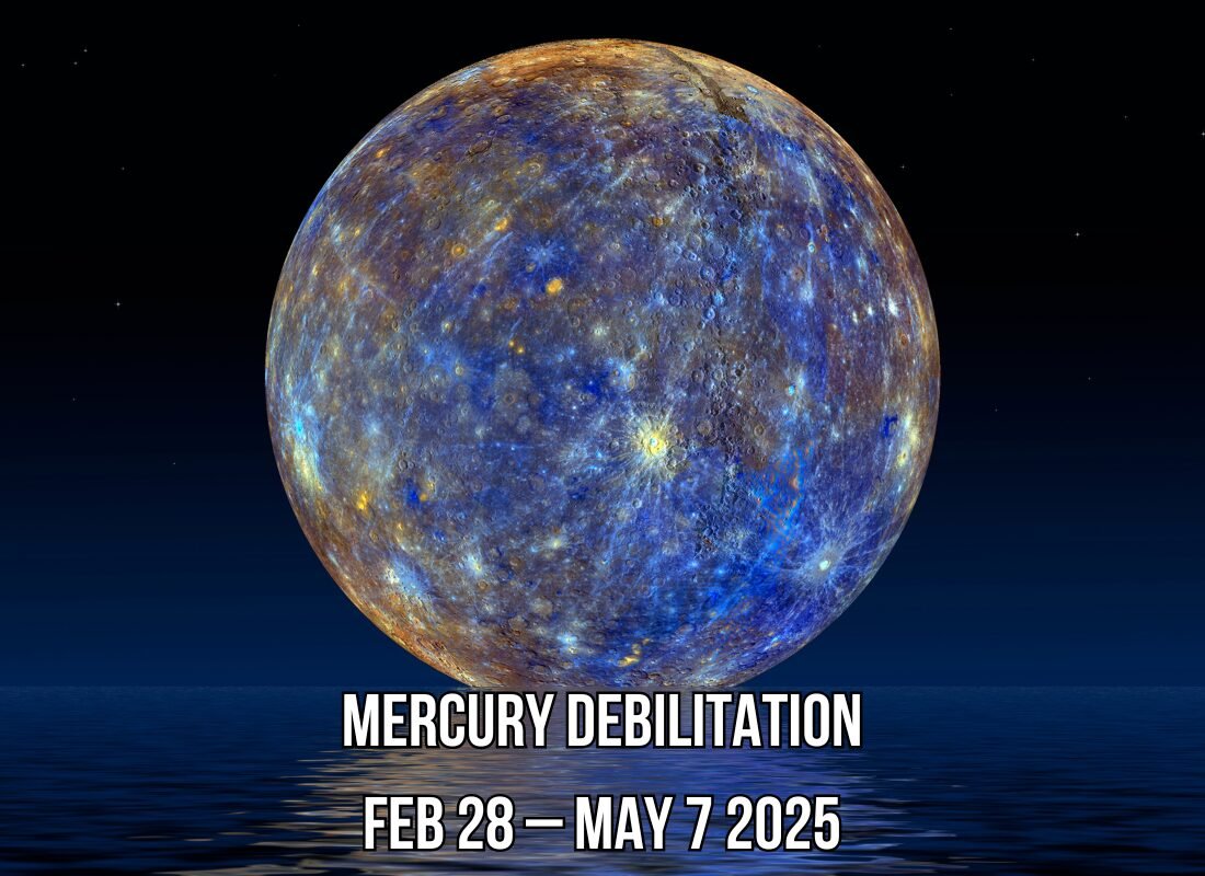 Mercury’s Debilitation in Pisces (Feb 28 – May 7): Challenges, Cautions, and Recovery Phase